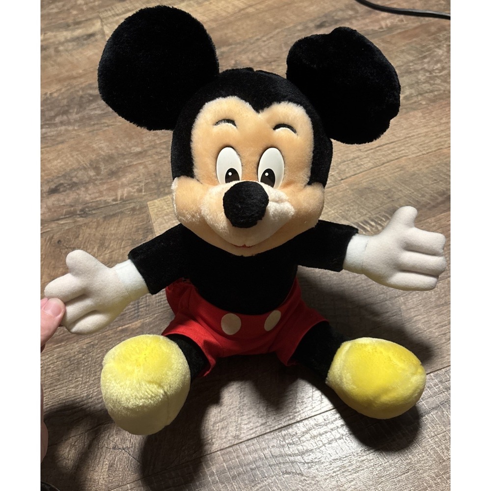 Disney Mickey Mouse & Friends Mickey Plush Stuffed Animal Small Vintage 1995
